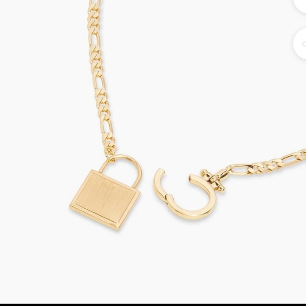 GORJANA gold Charlie charm locket chain necklace - Picture 3 of 11